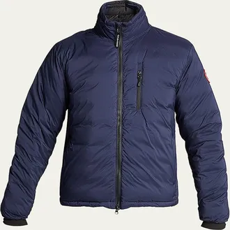 Canada Goose Mens Lodge Zip-Front Puffer Coat