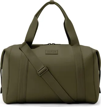 DAGNE DOVER Landon Extra Large Neoprene Carryall in Dark Moss at Nordstrom