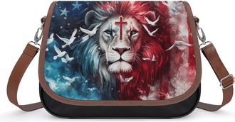 Generic Lion God Peace Flag Fashion Womens Crossbody Bags Novelty Handbag Shoulder Bag Purse