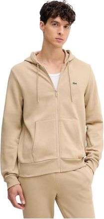 Lacoste Uomo, Felpe, Beige, S, new