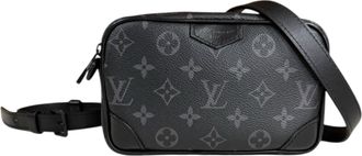 Louis Vuitton Black Monogram Eclipse Shoulder Bag (Pre-Owned)