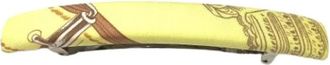 Herm&egrave;s Pre-owned Accessories, female, Yellow, Size: ONE SIZE Pre-owned Barrette