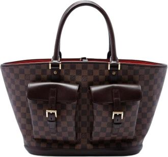 Louis Vuitton Pre-owned Manosque GM Tote Bag - Dames - Pre-owned - Bruin - Maat: ONE Size