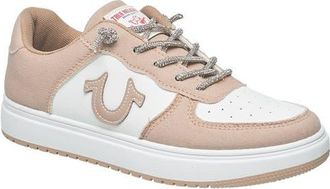 True Religion Ladies Allison Logo Sneaker in Taupe at Nordstrom, Size 6