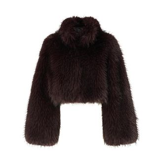 Pinko Gravina Giubbino Aspen - Dames - Jassen - Bruin - XS - Jassen