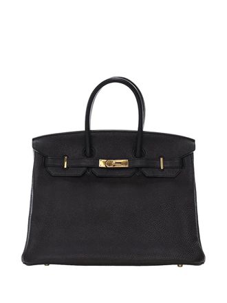 Herm&egrave;s 2013 Togo Birkin Retourne 35 handbag - Nero