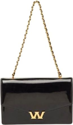 Alexander Wang Pre-owned Cross Body Bags, female, Black, Size: ONE SIZE Pre-owned Leather Crossbody Bag