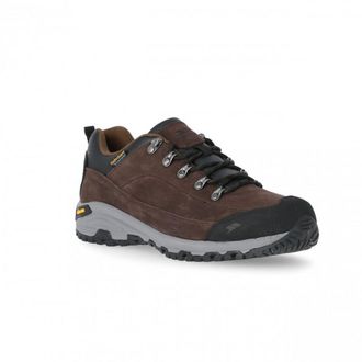 Trespass Mens Falark Vibram Leather Walking Shoe - Multicolour - Size UK 10
