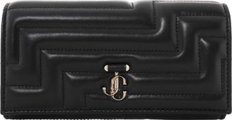 Jimmy Choo London Martina JC Emblem Nappa Leather Continental Wallet
