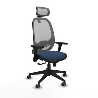 Piqueras y Crespo Silla Ergon&oacute;mica Piqueras Y Crespo Cilanco Negro Reposabrazos 3d