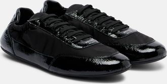 Prada Collapse Re-Nylon and leather sneakers