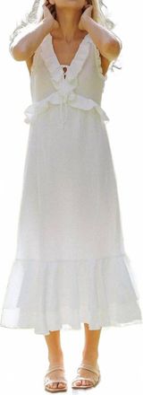 27 Miles Malibu Selena Midi Dress In Cloud