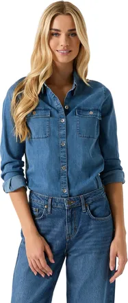 Guess Eco Linda Chambray Top