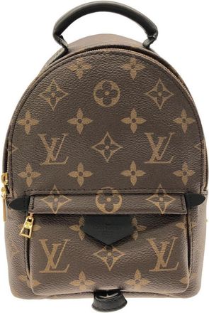 Louis Vuitton Monogram Marron Coated Canvas Backpack (Pre-Owned)