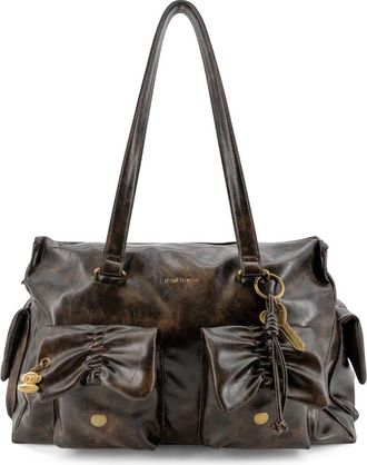 Like Dreams Womens Getaway Julius Working Tote Bag In Brown