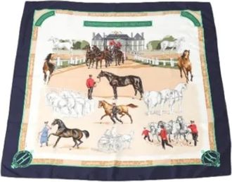Herm&egrave;s Pre-owned Silk scarves - Dames - Vintage Accessoires - Veelkleurig - ONE Size - Vintage