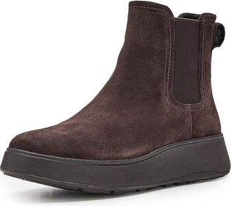 FitFlop F-Mode Stitch Warm Suede Chelsea Boots Womens Boots Chocolate Brown : 7.5 M (B)