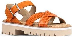 Donald J Pliner Lug Sole Slingback Sandal in Orange at Nordstrom Rack, Size 6.5