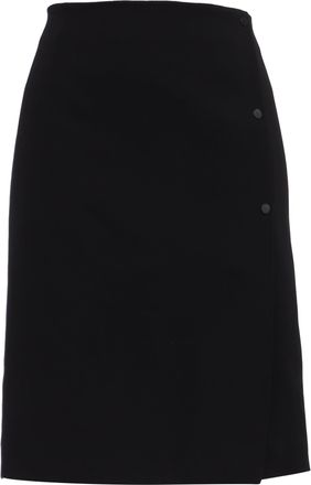 Proenza Schouler Knee Length Skirt in Black Wool