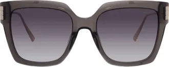 Chopard Grey Gradient Square Ladies Sunglasses SCH353M 0840 54