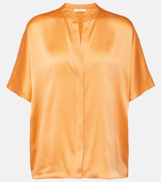 Vince Silk satin blouse