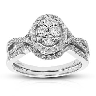 Vir Jewels 1/3 cttw Lab Grown Diamond Wedding Band in Sterling Silver For Women