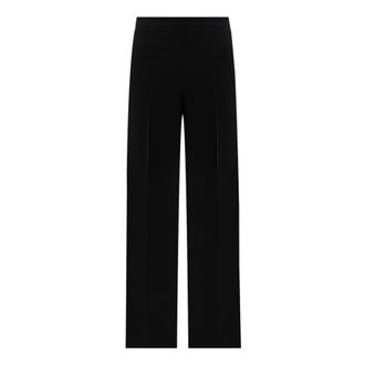 Twinset Straight Trousers, female, Black, Size: L Black Paw Paw Trousers