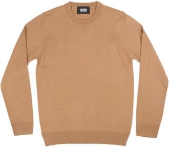 Alpha Studio Slim Girocollo Sweatshirts & Hoodies - Heren - Sweatshirts - Beige - 3XL - Polyester - Hoodies & sweatvesten