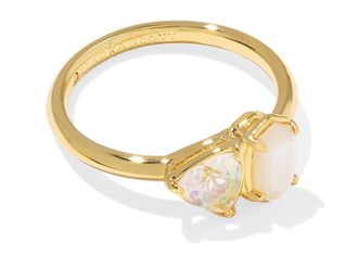 Kendra Scott Tatum Band Womens Ring Womens Ring Gold Neutral Mix : 8, Brass