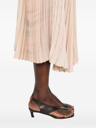 Fabiana Filippi Pleated Skirt - Beige