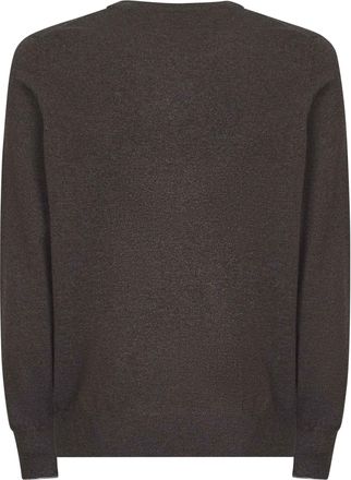 Brunello Cucinelli Mens Crewneck Cashmere Sweater Brown
