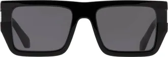 Off-white CHESTER Dark Grey Square Unisex Sunglasses OERI149 1007 54