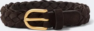 Lardini Braided suede belt