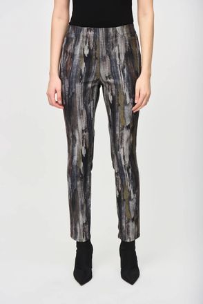 Joseph Ribkoff Bohemian Abstract Chinos Pant In Multi