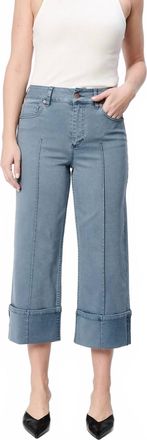 Dear John Denim Holly Denim Cropped Cuffed Jean In Stormy Weather