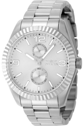 Invicta Specialty 49521 Herenhorloge - Quartz Uurwerk - Roestvrij Staal met Zilveren Wijzerplaat - 43 mm