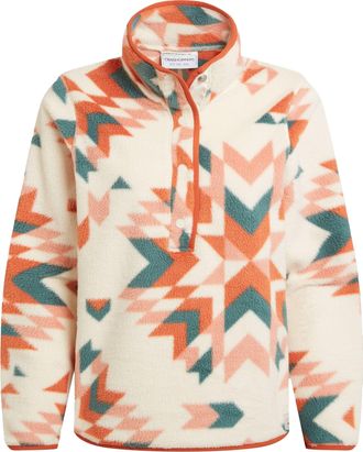 Craghoppers Dames/Dames Massey Geometrisch Overhemd Fleece Top (Klei)