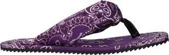 The Attico De Attico Indie Womens Slippers paarse stof