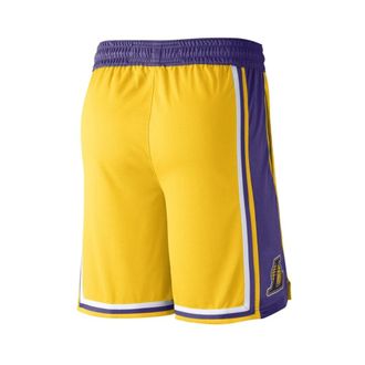Nike NBA Los Angeles Lakers Swingman Shorts - - Sport - Uomo - Giallo - M