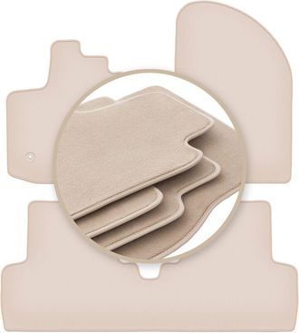 OEM Alfombrillas Premium Beige Para: Dacia Lodgy Monovolumen 2012