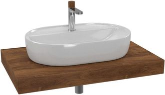 Puma Naturel - Conjunto De Ba&ntilde;o Sat Con Encimera De Lavabo Dolce 80x8x50 Cm, Roble Charleston Ksetdo3