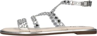 Liu Jo Platte Sandalen - Dames - Sandalen - Grijs - 38 EU - Schoenen