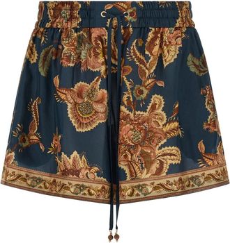 Zimmermann Aster Relaxed Short - Dames - Bermuda - Veelkleurig - XS - Korte Broeken
