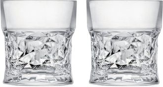 Barski Set Of 2 10.5Oz Dof Tumbler Glasses