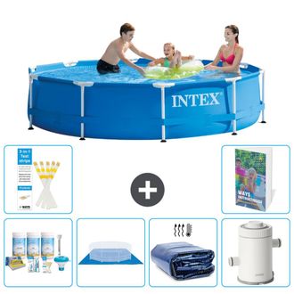 Intex Piscina Con Estructura Redonda - 305x76 Cm - 7-piezas S115