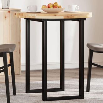 vidaXL vidaXL Piano Tavolo Rotondo &Oslash;70x4 cm in Legno Massello di Acacia