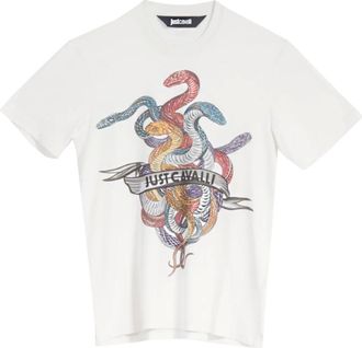 Just Cavalli Hombre, Camisetas, Blanco, Talla: M