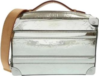 Louis Vuitton Tweedehands Canvas Louis Vuitton tassen - unisex - Vintage Handtas - Grijs - ONE Size - Vintage