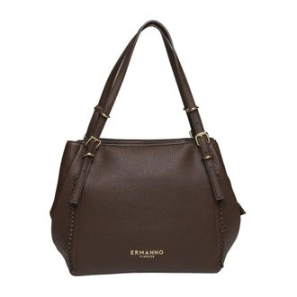 Ermanno Scervino Trapezium Shopper - Dames - Tassen - Bruin - Maat: ONE Size Zijde
