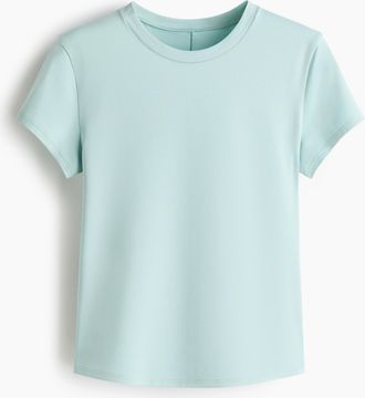 H&M Sportshirt mit DryMove - Turquoise